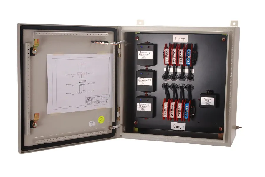 EC-3 Series trifásico – Filtro activo de línea online en áreas de alta exposición